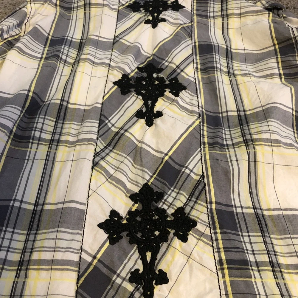 Buckle Black Label Men's - Size Large - Plaid - Long Sleeve Snap Button - Shirt